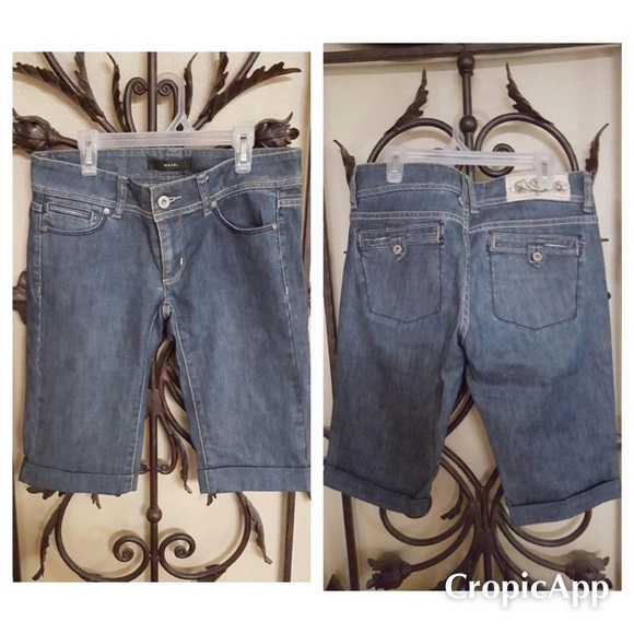 Denim Cropped Jeans