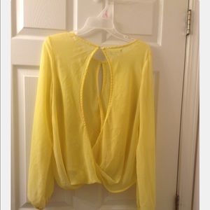 Yellow blouse
