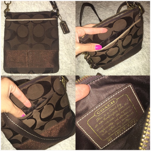 Coach cross body bag satchel