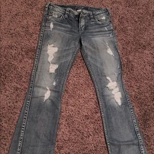 Frances Silver Jeans