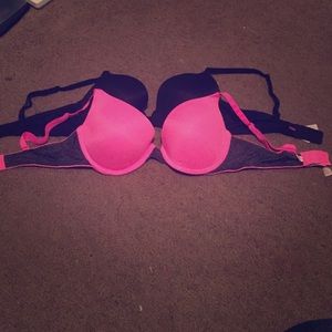 Pink by Victoria's Secret push-up bra set of two!!