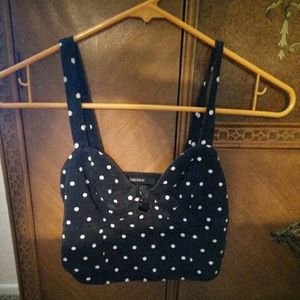 Polka Dot Crop Top