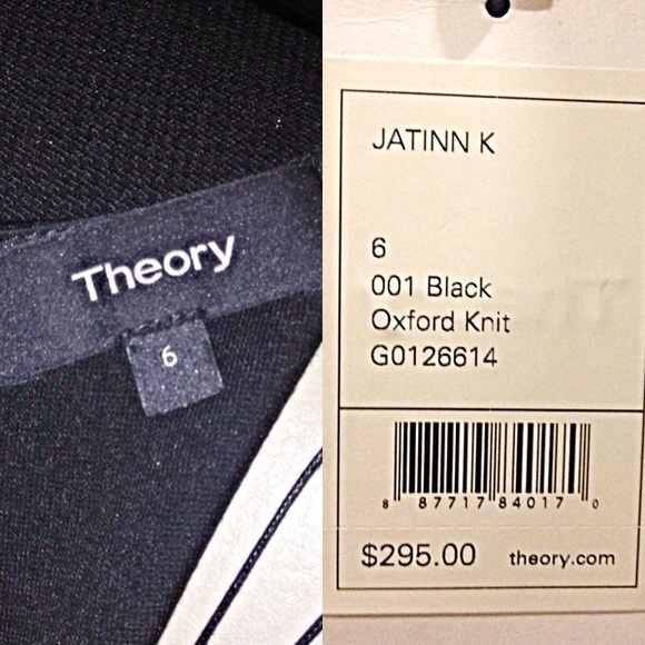 Theory mini black dress NWT - Picture 3 of 3