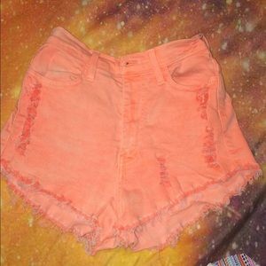 High waist shorts