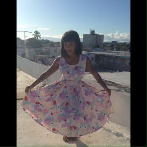Vintage floral dress