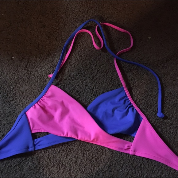 Pink Victoria secret cross bikini