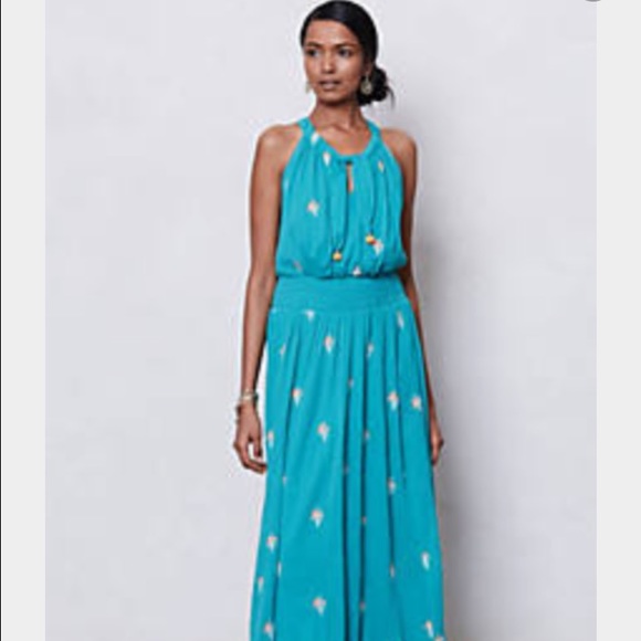 SOLD Anthropolgie Floreat maxi dress - Picture 1 of 1