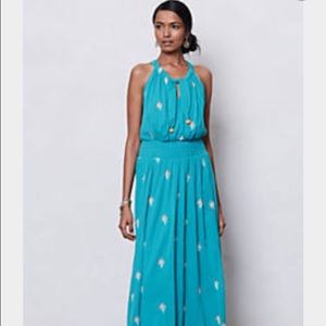 SOLD Anthropolgie Floreat maxi dress