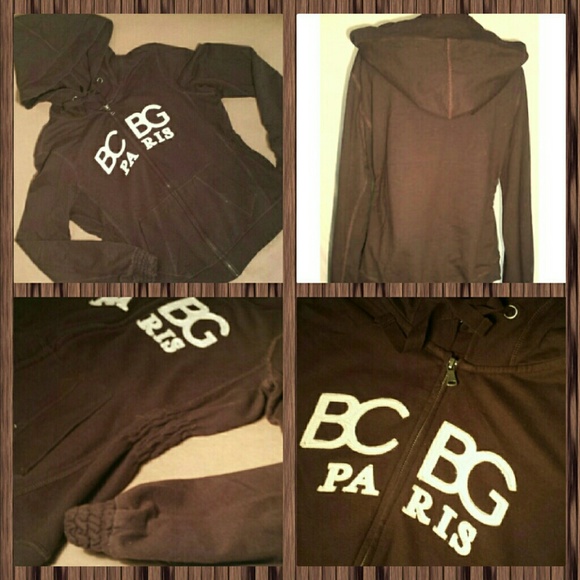 BCBG Paris Brown Hoodie - Picture 2 of 2