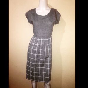 Grey vintage dress