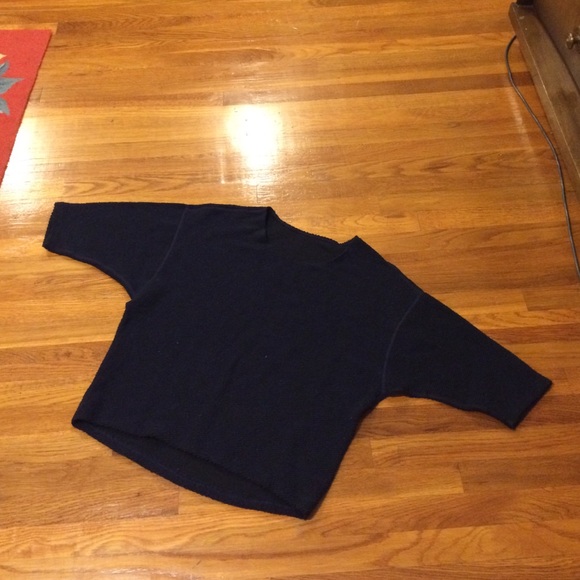 American Apparel Terry Navy Sweater
