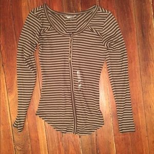 Long sleeve Henley top