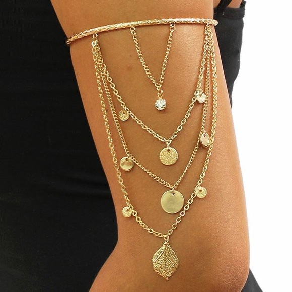 Gold Leaf Arm Cuff