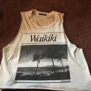 Brandy Melville Waikiki muscle tee