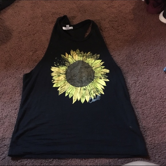 Billabong sun flower muscle tee
