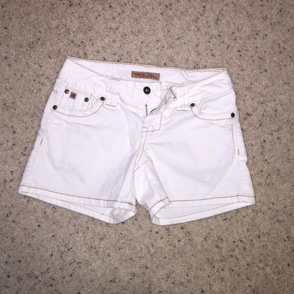 Paris Blues jeans shorts size 1 white