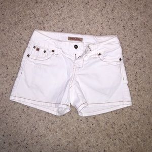 Paris Blues jeans shorts size 1 white