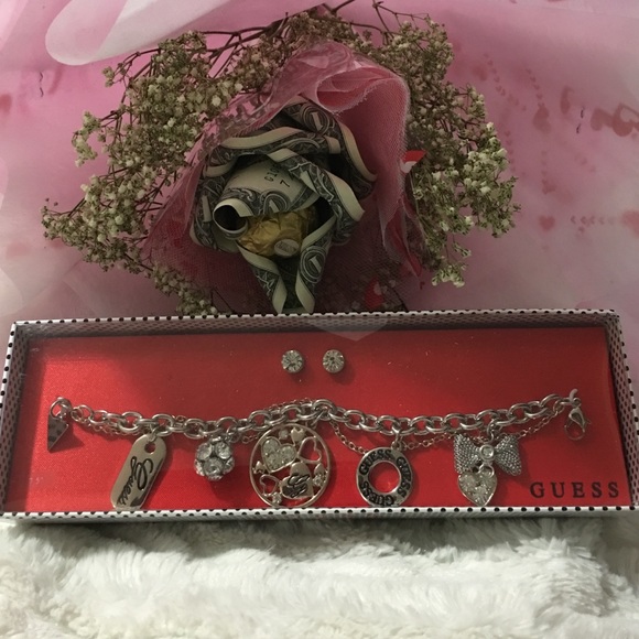 Brand new in box Guess charm bracelet