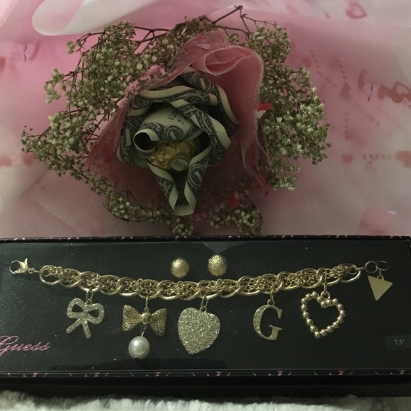 Brand new in box Guess charm bracelet
