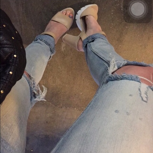 Lugg Bottom Heeled Sandals