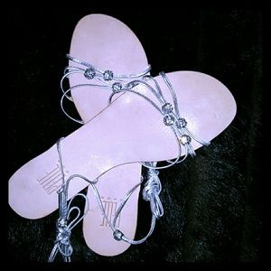 ****Cute Tie-Up/Diamond Sandals***