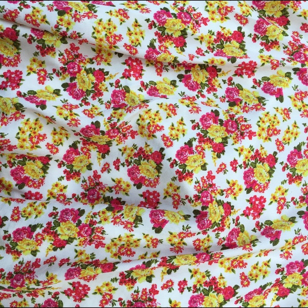 Forever 21 Lined Floral Skirt - Picture 2 of 3