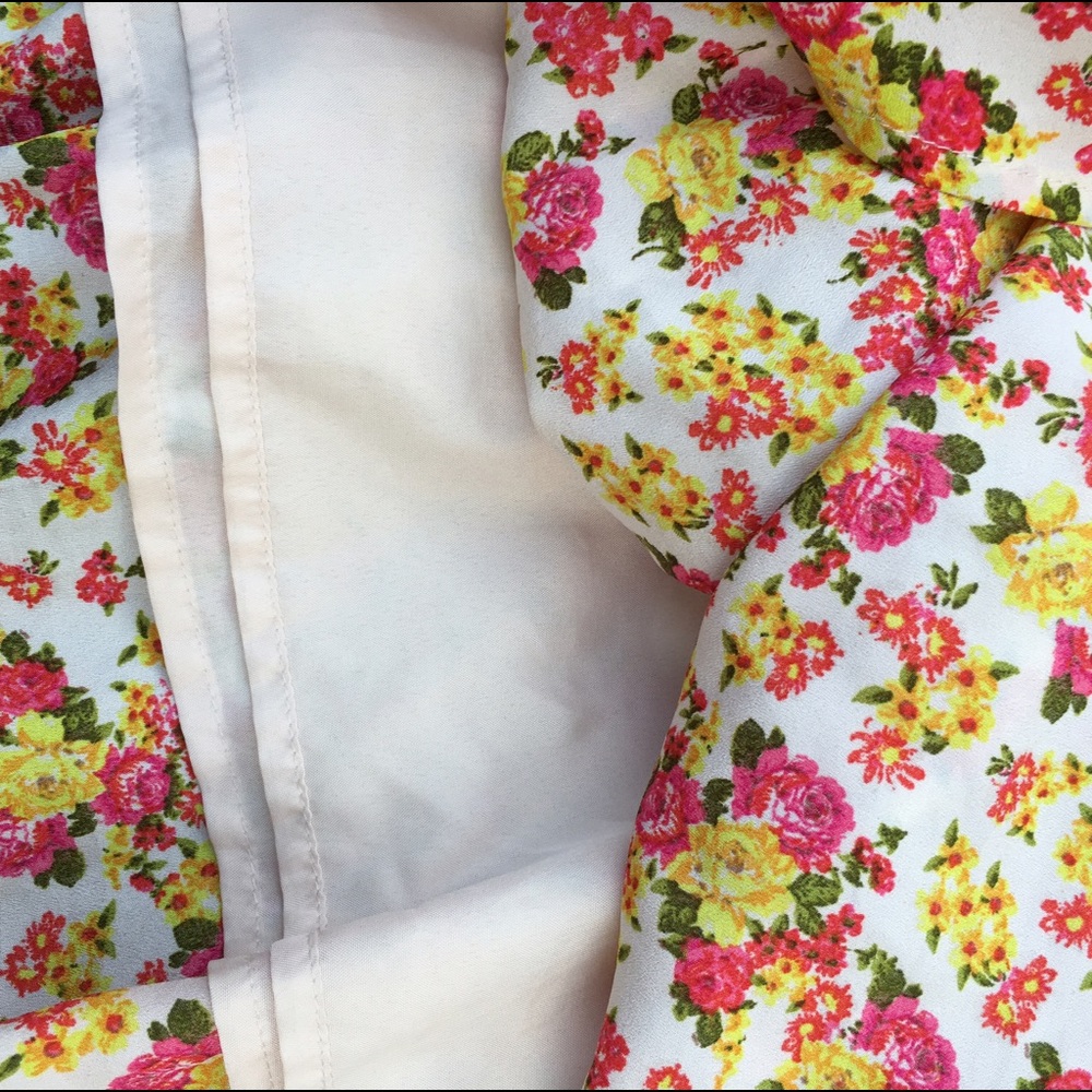 Forever 21 Lined Floral Skirt - Picture 3 of 3