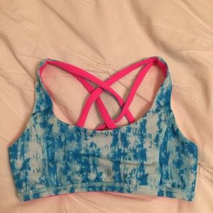 Ivivva blue wash sports bra!