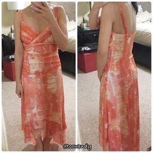 Cute Spring Paisley Chiffon Dress