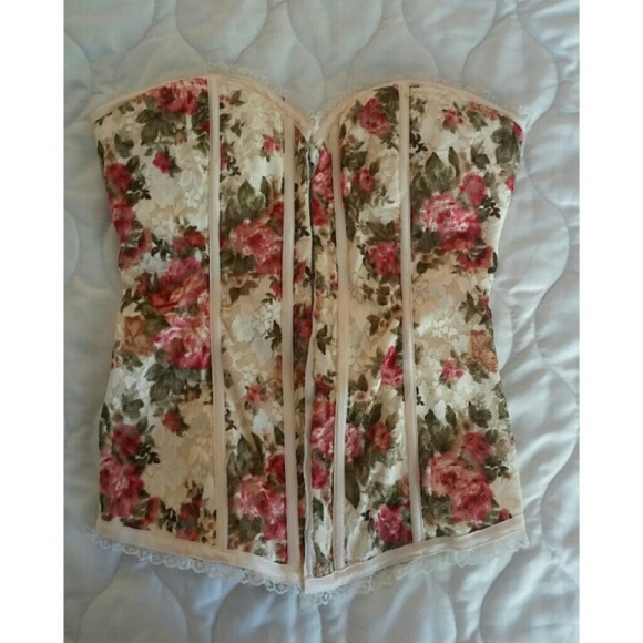 Flower print corset - Picture 2 of 3