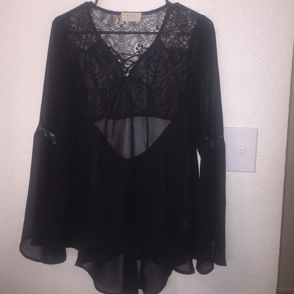 3 Charlotte Russe black tops!