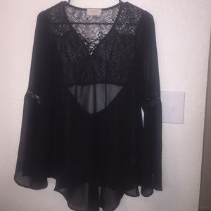 3 Charlotte Russe black tops!