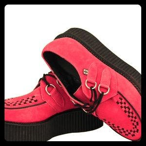 T.U.K Hot Pink Mondo Creepers