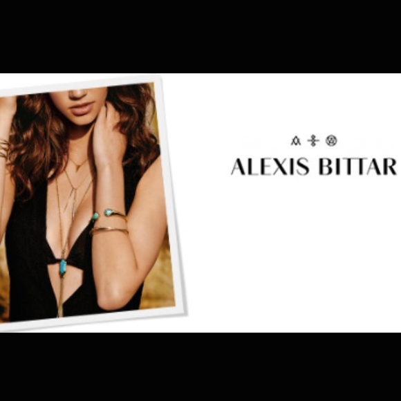 AlexisBittar Black Lucite/Coral/Swarovski Necklace