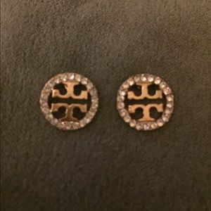 Tb earrings studs gold silver color