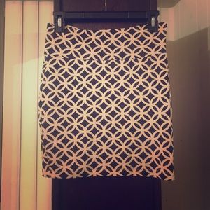 Patterned bandage skirt