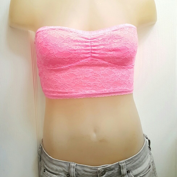 Pink Lace Bandeu