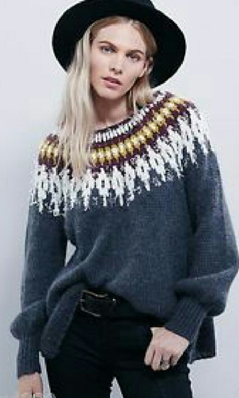 Free People Sweaters - NWT Free People Baltic Fair isle Sweater