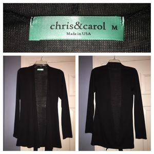 Chris&Carol Black Cardigan