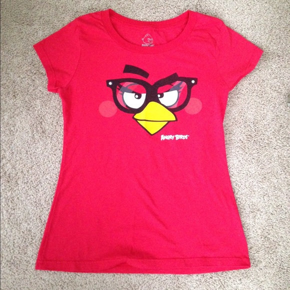 Red Angry Birds T-Shirt