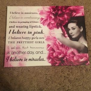 Audrey Hepburn Wall Canvas Art