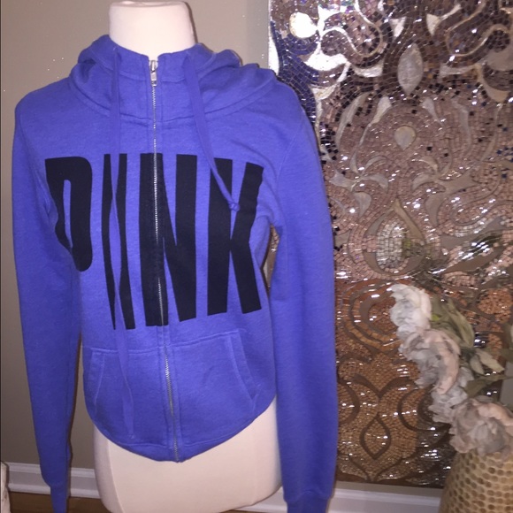 Victorias Secret Cowl Neck Full Zip Hoodie