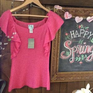 Anthropologie Top in Rose