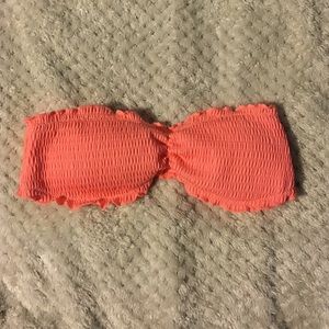 H&M Scalloped Bandeau Bikini Top