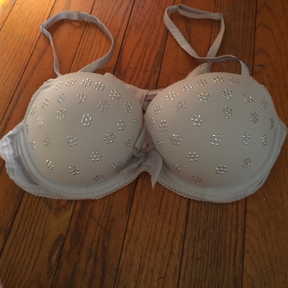 Pewter Grey with silver studs Bra