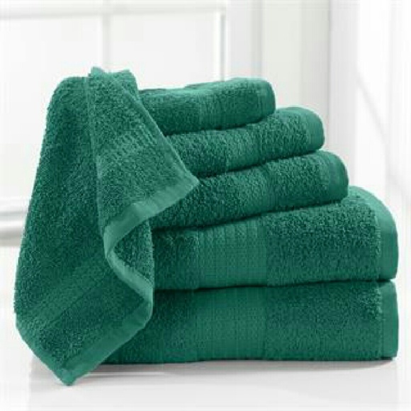 6PC. Green towel set