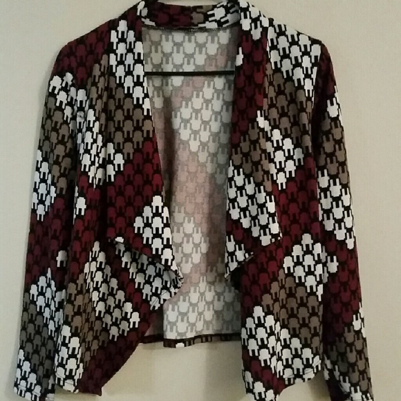 Blazer style cardigan