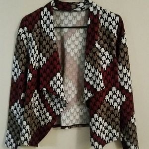 Blazer style cardigan