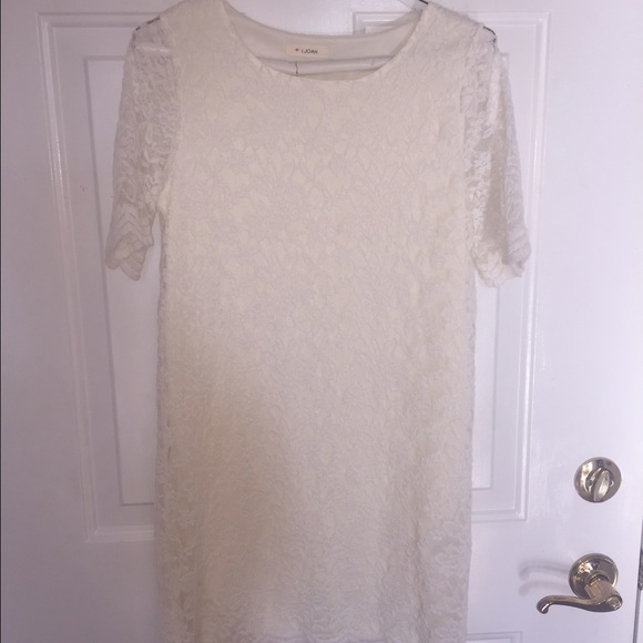 Cute lace white dress