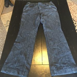 Denim Trouser wide leg pant size 12